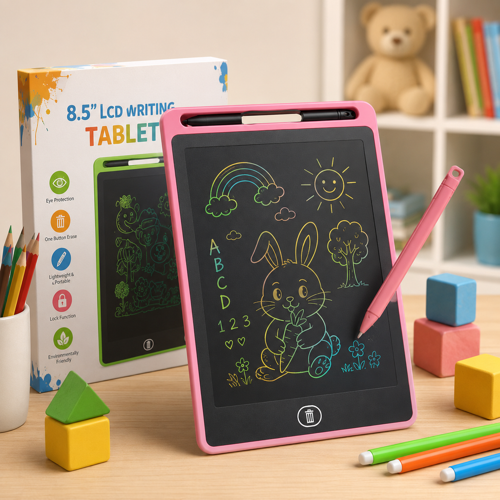 8.5 Inch Writing Tablet for Kids with Stylus
