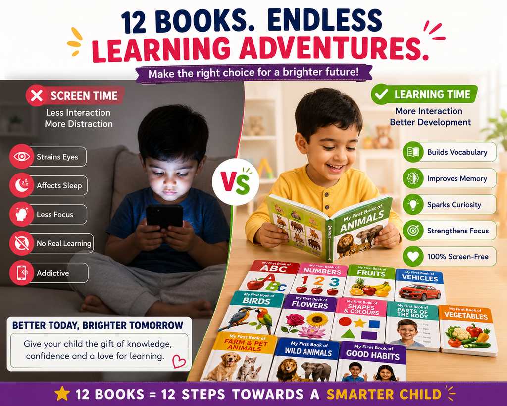 12-Piece Early Learning Books Set