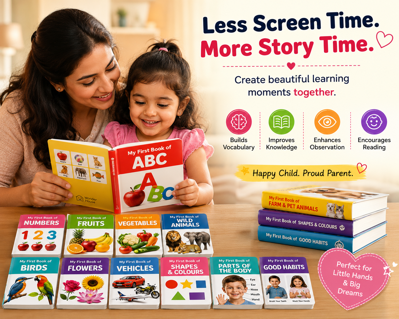 12-Piece Early Learning Books Set