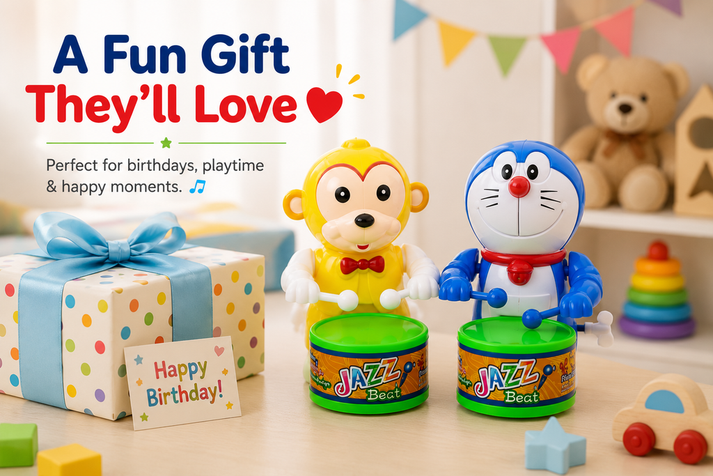 Cute Drumming and Dancing Toy Set for Kids