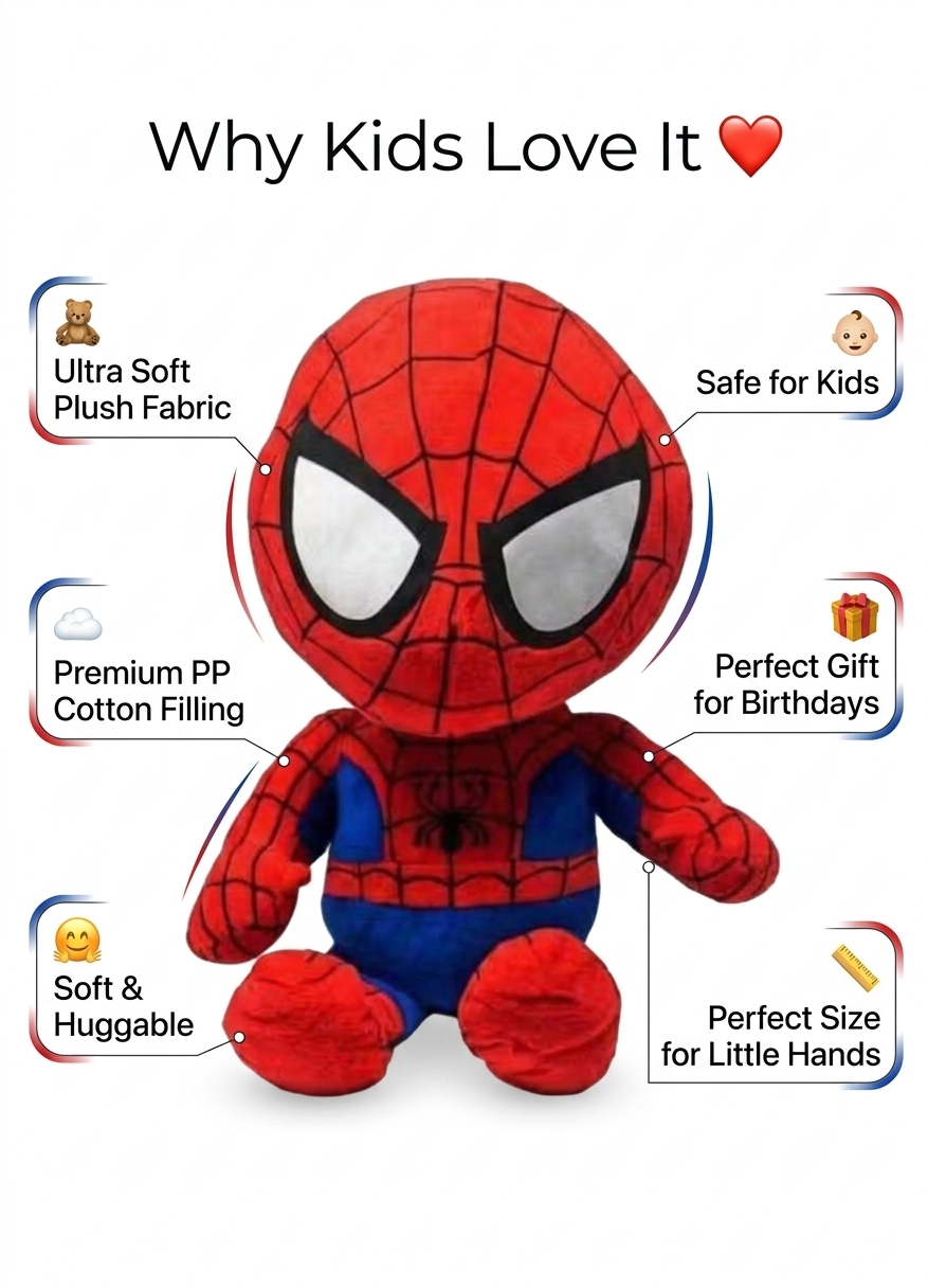 Action Hero Stuffed Toy For Kids