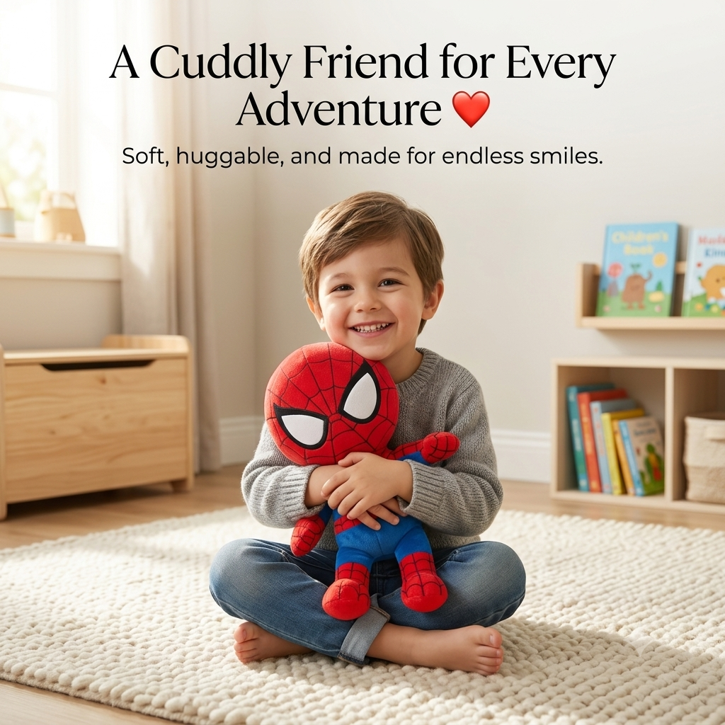 Action Hero Stuffed Toy For Kids